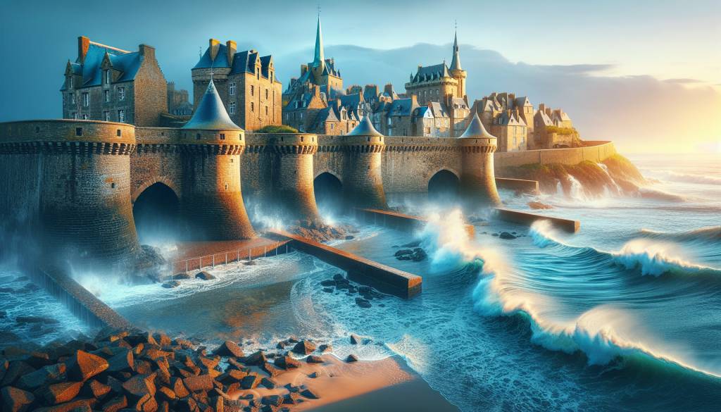 Saint-Malo : fortifications et grandes marées de Bretagne
